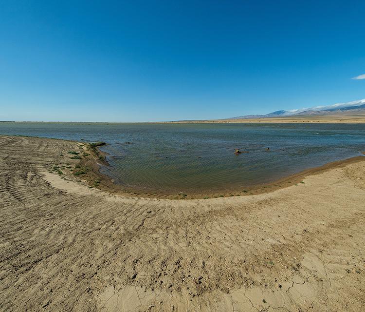 A panoramic view of the Antelope Valley-East Kern High Desert Water Bank.  This project enables Metropolitan to store and withdraw up to 70,000 acre-feet of water per year – enough to serve the needs of 210,000 Southern California homes.